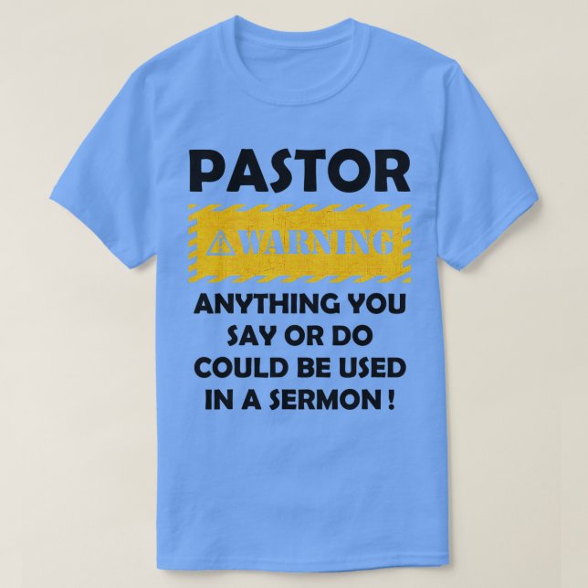 Funny Pastor Christian Jesus Believer Appreciation T-Shirt (Design Front)