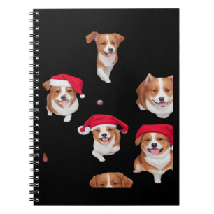 funny patterns christmas yule yuletide Classic T-S Notebook