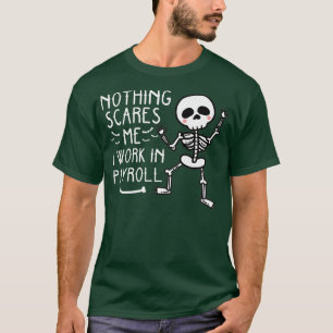 Funny Payroll Halloween Human Resources Dancing T-Shirt