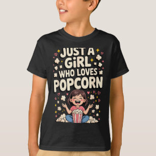Funny Pcorn Art For Women Girls Kid P Corn Pcorn L T-Shirt