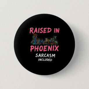 Funny Pcute Ss Cute Ssnix Arizona Night Skyline Vi 6 Cm Round Badge