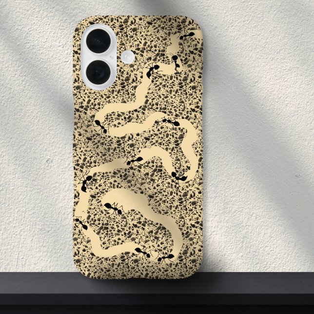 Funny Peach Ant Farm Insect Humour   Case-Mate iPhone Case (Creator Uploaded)