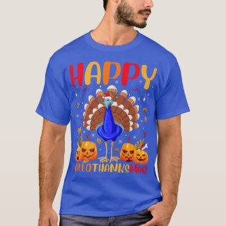 Funny Peacock Bird Lover Happy Peacock HelloThanks T-Shirt