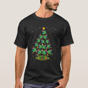 Funny Peacock Bird Lover Xmas Gifts Peacock Christ T-Shirt