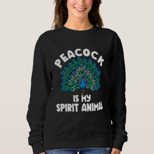 Funny Peacock Design For Men Women Pheasant Peacoc Sweatshirt