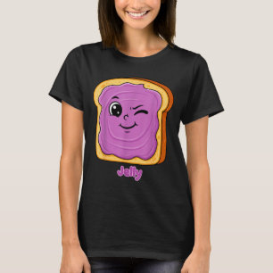 Funny Peanut Butter-jelly Friends Cute Food Matchi T-Shirt