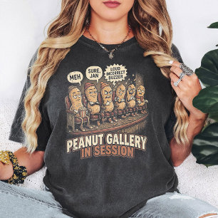 Funny Peanut Gallery Movie Theatre Cartoon T-Shirt