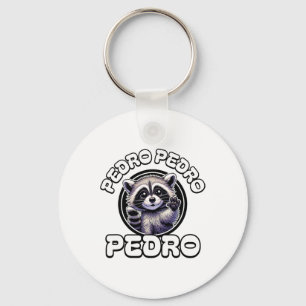 Funny Pedro Pedro Dancing Racoon Popular Internet Key Ring