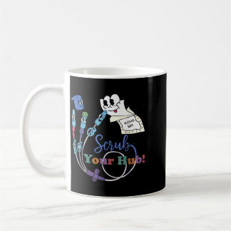 Funny Peds Er Icu Rn Nurse Scrub The Hub Nursing Coffee Mug