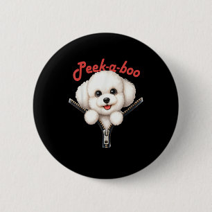 Funny - Peekaboo Halloween 6 Cm Round Badge