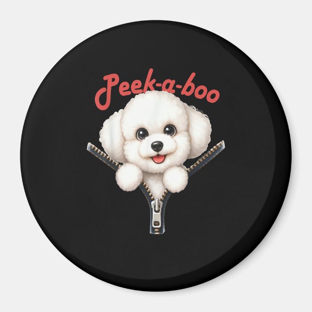 Funny - Peekaboo Halloween Magnet (Front)