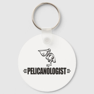 Funny Pelican Key Ring