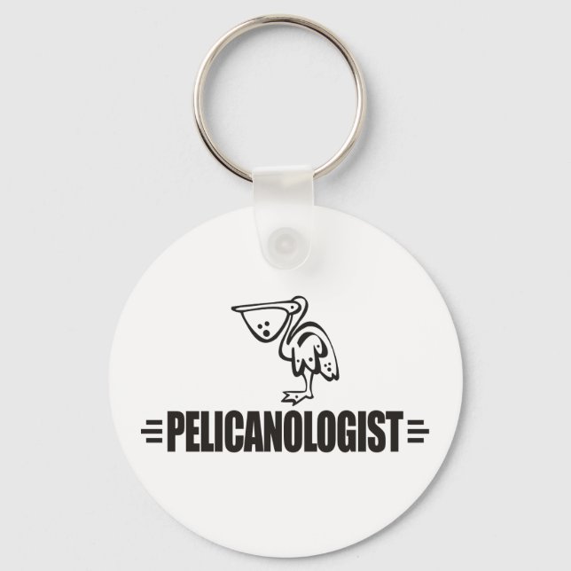 Funny Pelican Key Ring (Front)