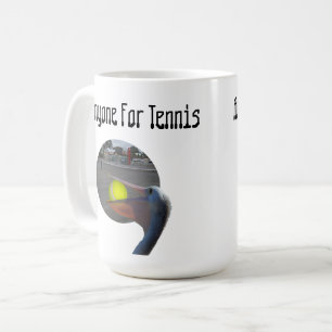 Funny Pelican Tennis Player, Coffee Mug