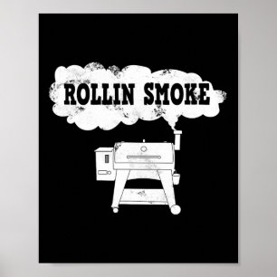 Funny Pellet Smoker Bbq Pit Grill For Meat Smoking Poster