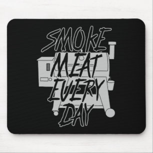 Funny Pellet Smoker Bbq Pit Grill Gift For Meat Sm Mouse Pad
