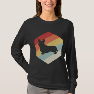 Funny Pembroke Welsh Corgi Dog Art Retro Vintage T-Shirt