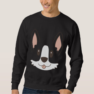 Funny Pembroke Welsh Corgi Dog Mum Dad Costume Cut Sweatshirt