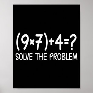 Funny Pemdas Elementary Math Teacher Brainrot 67 M Poster