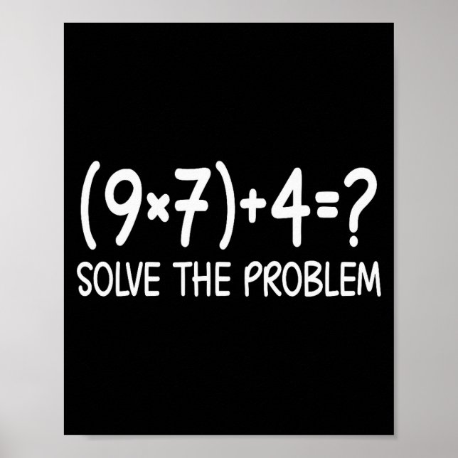 Funny Pemdas Elementary Math Teacher Brainrot 67 M Poster (Front)