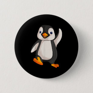 Funny Penguin Apparel S Uni-adults Kids Children B 6 Cm Round Badge