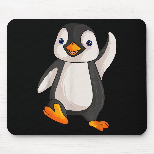 Funny Penguin Apparel S Uni-adults Kids Children B Mouse Pad (Front)