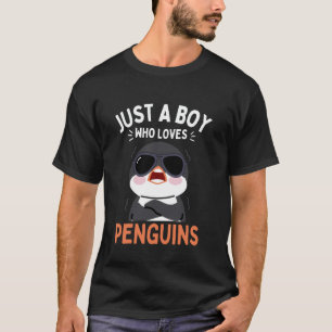 Funny Penguin Art Animal Seabird Bird For Men Fath T-Shirt
