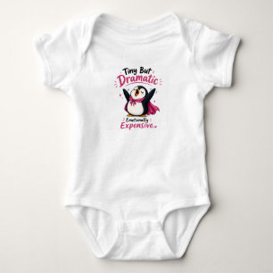 Funny Penguin Baby Bodysuit