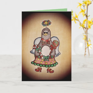 Funny Penguin Christmas Card