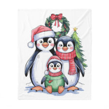 Funny Penguin Christmas Matching Family Pyjamas