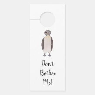 Funny Penguin Do Not Disturb Sign