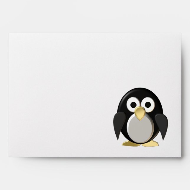 Funny penguin envelopes (Front)