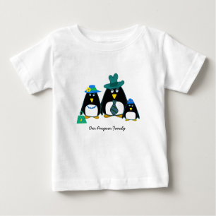 Funny Penguin Family Christmas Gift Baby T-Shirt