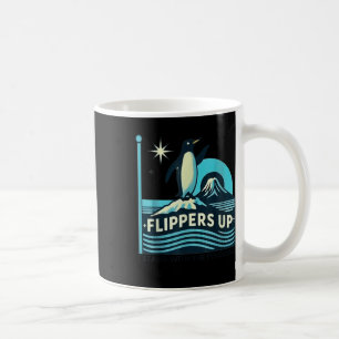 Funny Penguin Flippers Up I Stand With The Penguin Coffee Mug