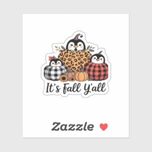 Funny Penguin It’s Fall Y’all Thanksgiving Lover