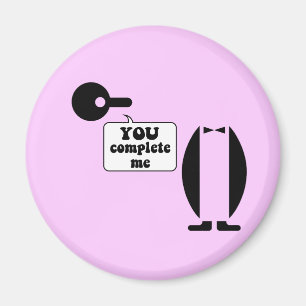 Funny penguin magnet