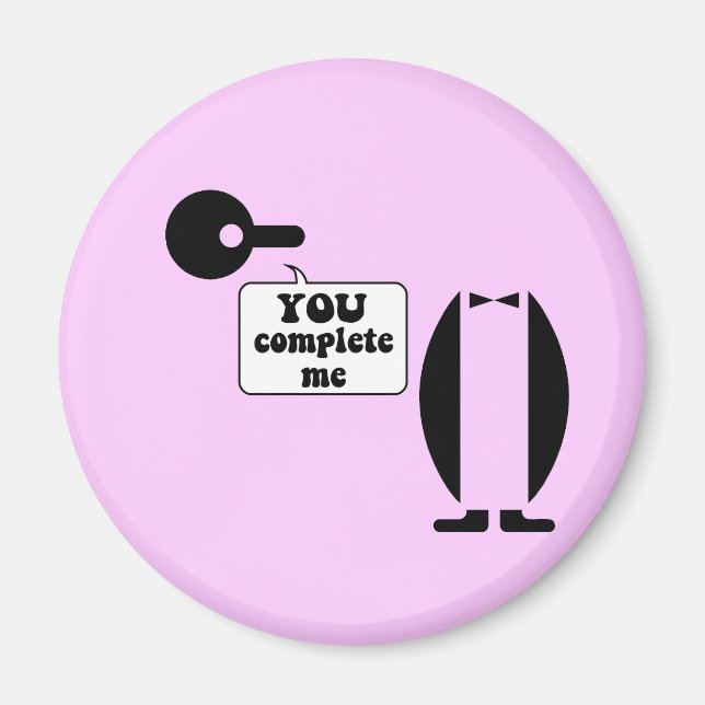 Funny penguin magnet (Front)