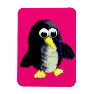 Funny penguin magnet