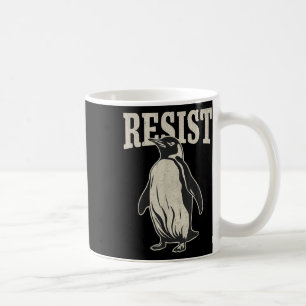 Funny Penguin Resist Penguins Protest Against Tari Coffee Mug