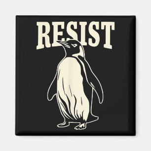 Funny Penguin Resist Penguins Protest Against Tari Magnet