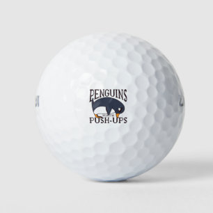 Funny Penguin Saying Golf Balls