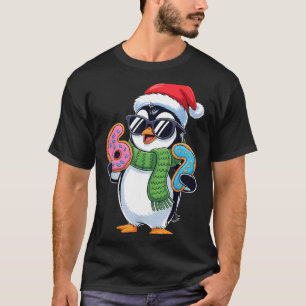 Funny Penguin Six Seven 67 Ice Cream Christmas Boy T-Shirt