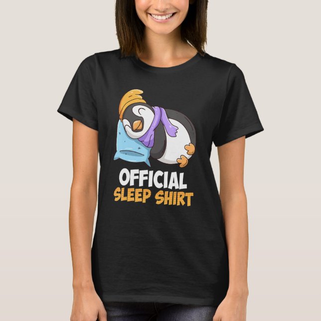 Funny Penguin Sleep Shirt (Front)