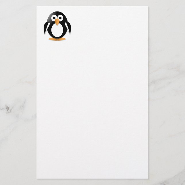 Funny penguin stationery (Front)