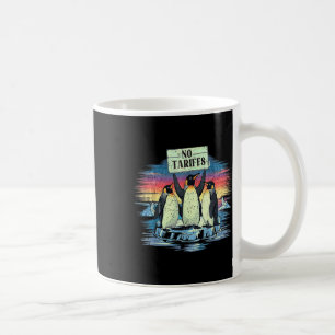 Funny Penguins No Tariffs Taxes Coffee Mug