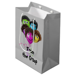 Funny People Birthday Balloons Medium Gift Bag