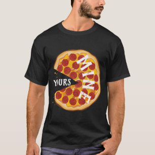 Funny pepperoni pizza cute foodie party T-Shirt