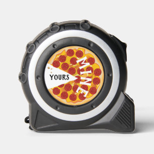 Funny pepperoni pizza cute party red white 1