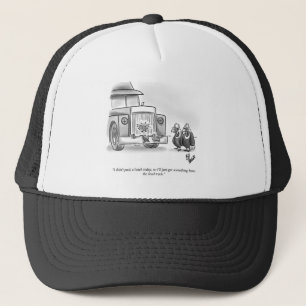 Funny Percenters Construction Worker Cartoon Trucker Hat