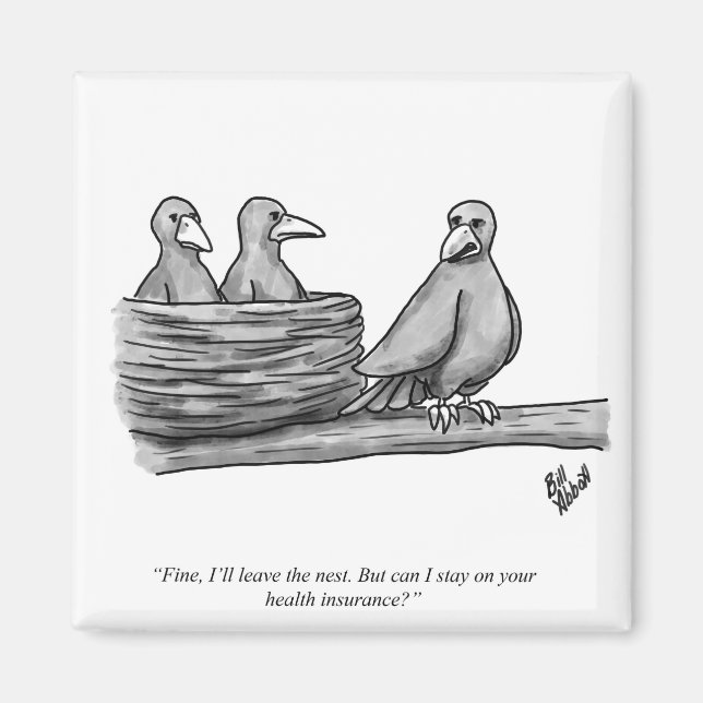 Funny Percenters Empty Nester Parenting Humour Magnet (Front)